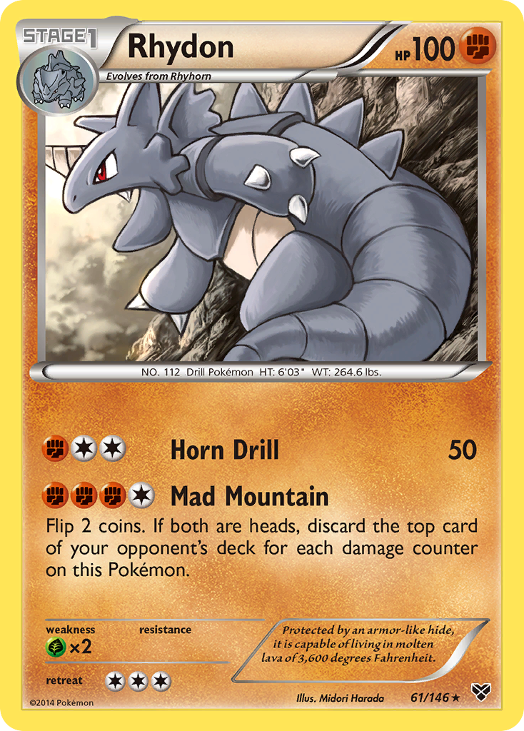 Rhydon (61/146) [XY: Base Set] | Game Master's Emporium (The New GME)