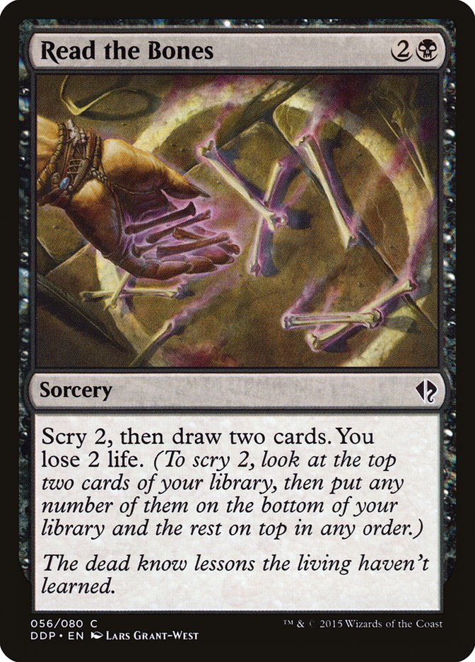 Read the Bones [Duel Decks: Zendikar vs. Eldrazi] | Game Master's Emporium (The New GME)