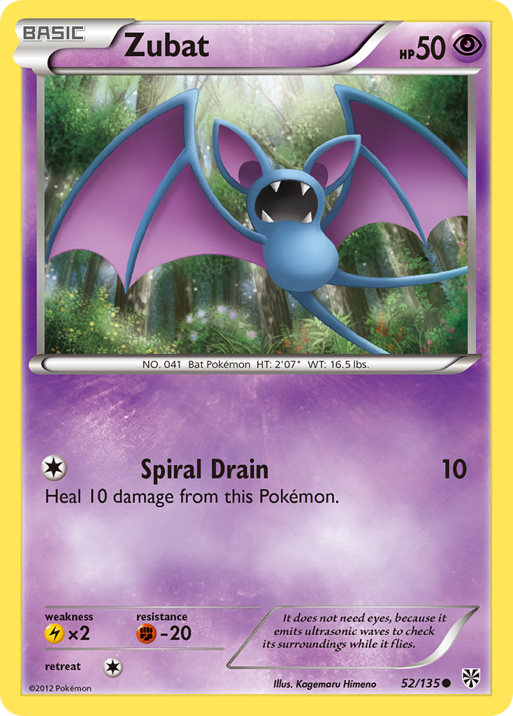 Zubat (52/135) [Black & White: Plasma Storm] | Game Master's Emporium (The New GME)