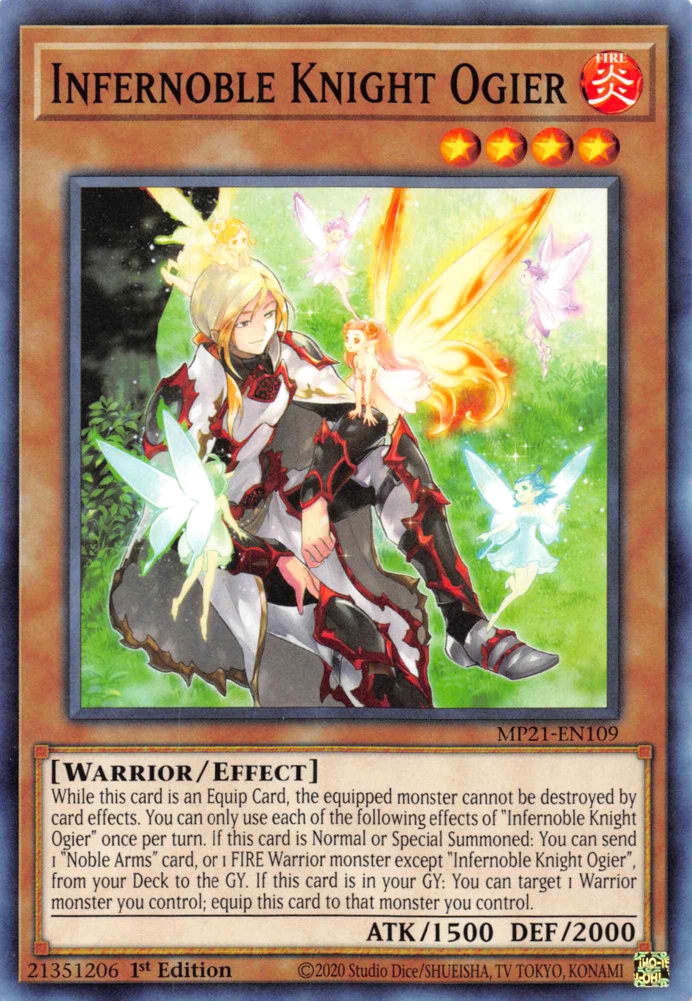 Infernoble Knight Ogier [MP21-EN109] Common | Game Master's Emporium (The New GME)