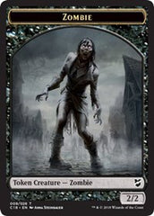 Zombie // Shapeshifter Double-Sided Token [Commander 2018 Tokens] | Game Master's Emporium (The New GME)