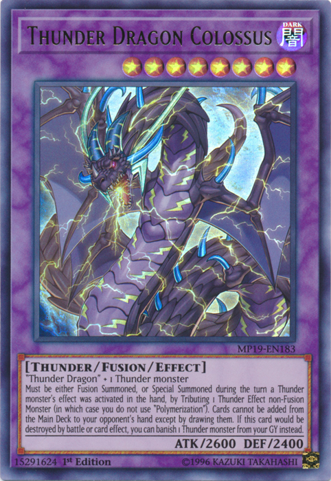Thunder Dragon Colossus [MP19-EN183] Ultra Rare | Game Master's Emporium (The New GME)