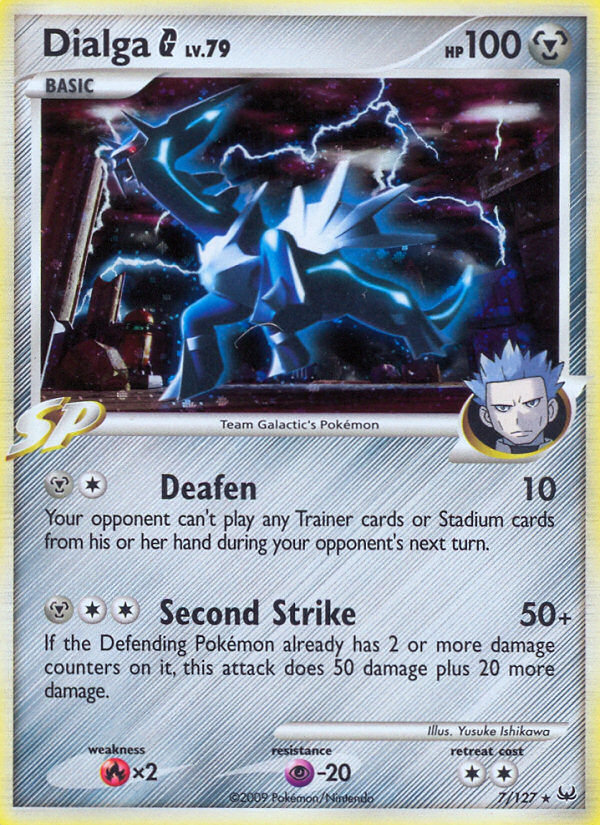 Dialga G (7/127) [Platinum: Base Set] | Game Master's Emporium (The New GME)