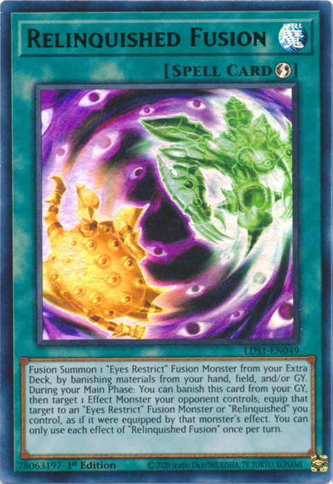 Relinquished Fusion (Green) [LDS1-EN049] Ultra Rare | Game Master's Emporium (The New GME)