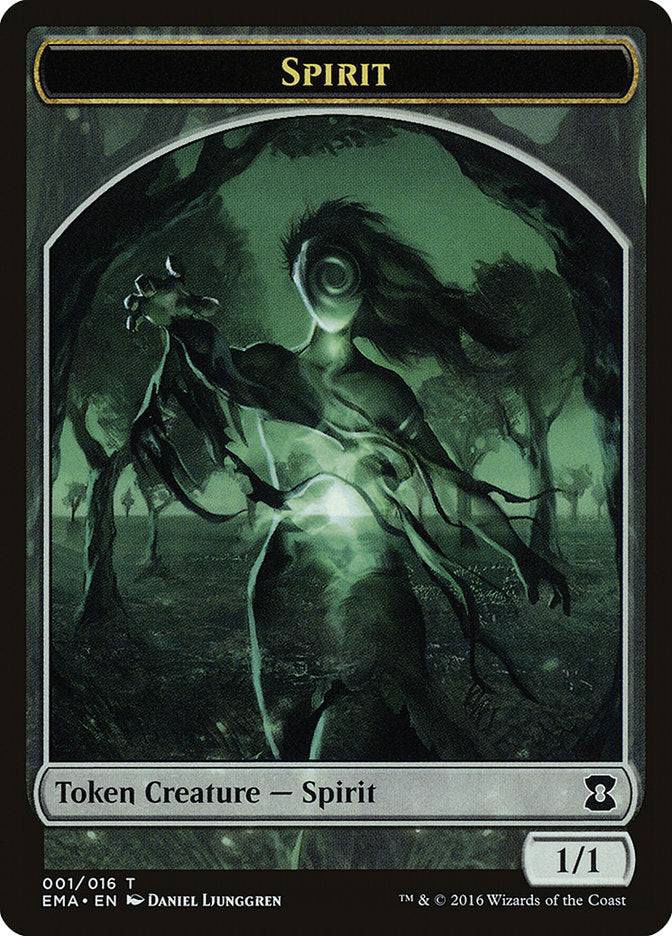 Spirit Token (001/016) [Eternal Masters Tokens] | Game Master's Emporium (The New GME)