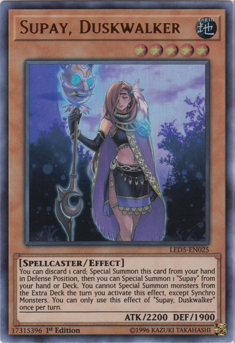 Supay, Duskwalker [LED5-EN025] Ultra Rare | Game Master's Emporium (The New GME)