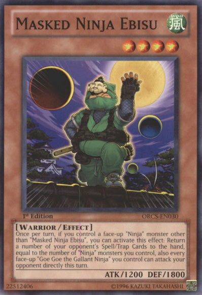 Masked Ninja Ebisu [ORCS-EN030] Common | Game Master's Emporium (The New GME)