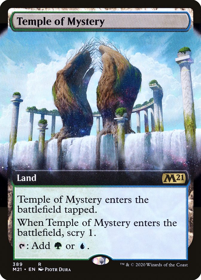 Temple of Mystery (Extended Art) [Core Set 2021] | Game Master's Emporium (The New GME)