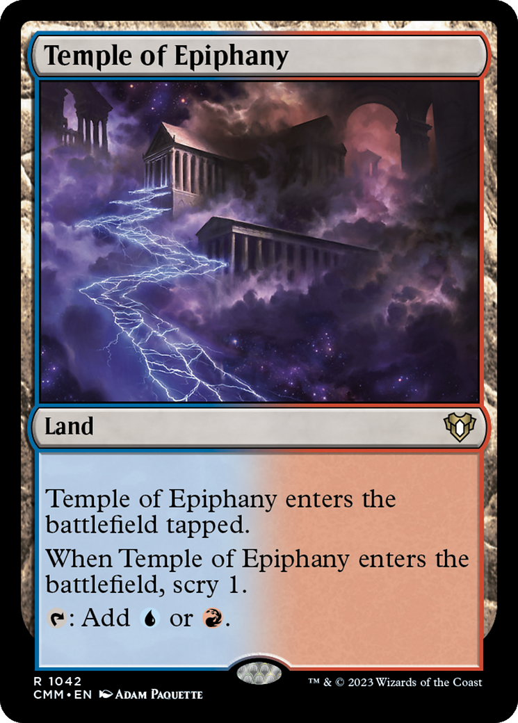 Temple of Epiphany [Commander Masters] | Game Master's Emporium (The New GME)