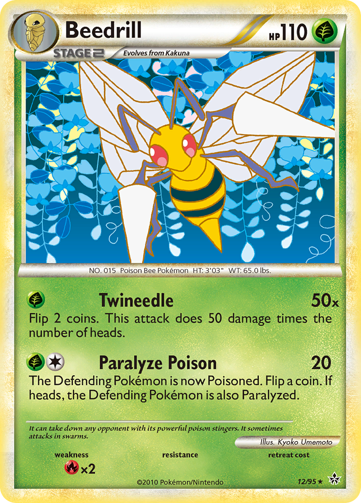 Beedrill (12/95) [HeartGold & SoulSilver: Unleashed] | Game Master's Emporium (The New GME)