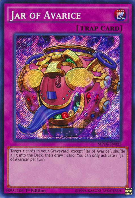Jar of Avarice [MP16-EN033] Secret Rare | Game Master's Emporium (The New GME)