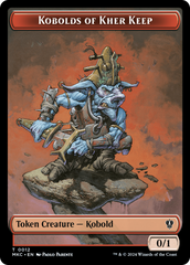 Gold // Kobolds of Kher Keep Double-Sided Token [Murders at Karlov Manor Commander Tokens] | Game Master's Emporium (The New GME)
