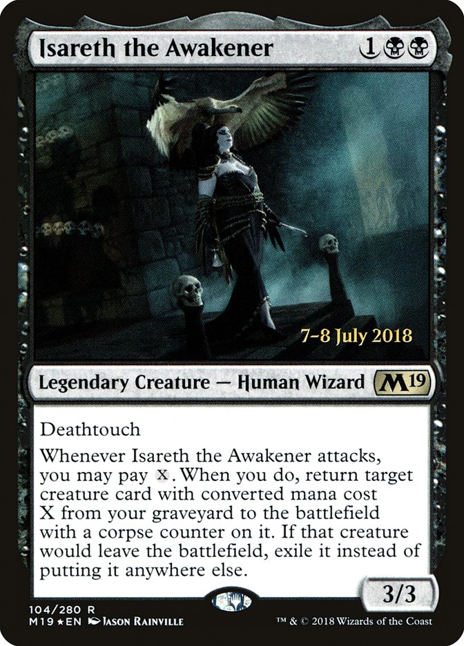 Isareth the Awakener [Core Set 2019 Prerelease Promos] | Game Master's Emporium (The New GME)