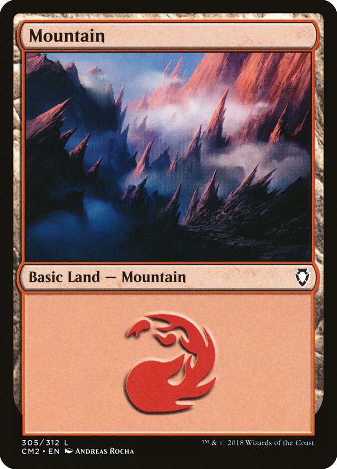 Mountain (305) [Commander Anthology Volume II] | Game Master's Emporium (The New GME)