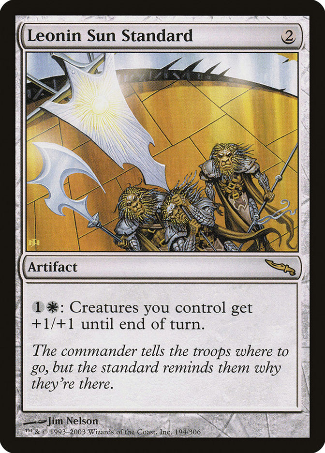 Leonin Sun Standard [Mirrodin] | Game Master's Emporium (The New GME)