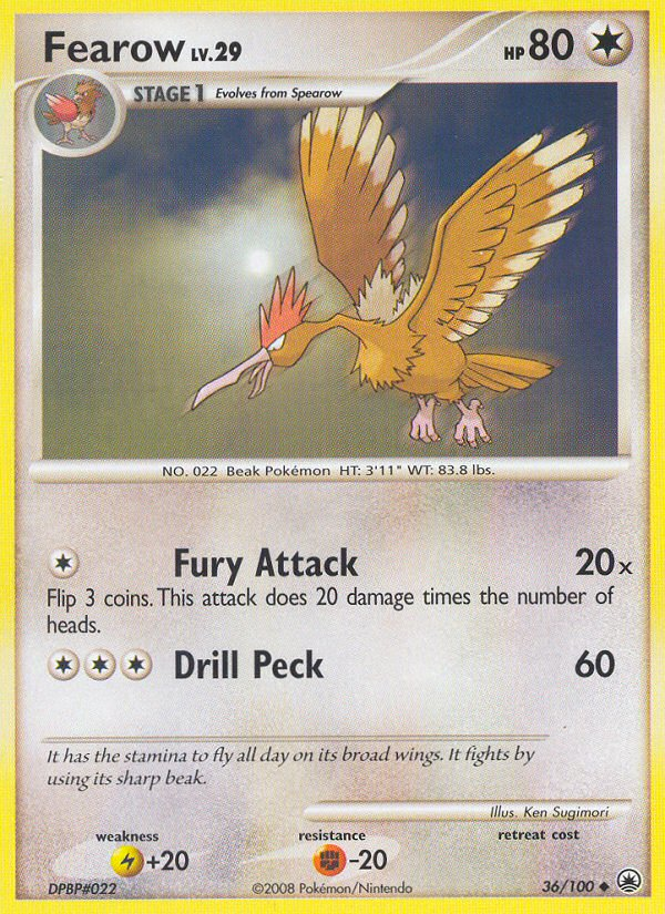 Fearow (36/100) [Diamond & Pearl: Majestic Dawn] | Game Master's Emporium (The New GME)