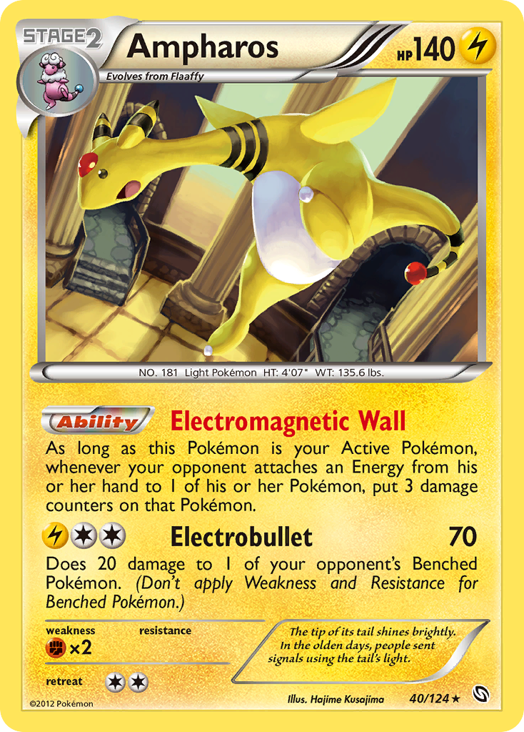 Ampharos (40/124) [Black & White: Dragons Exalted] | Game Master's Emporium (The New GME)