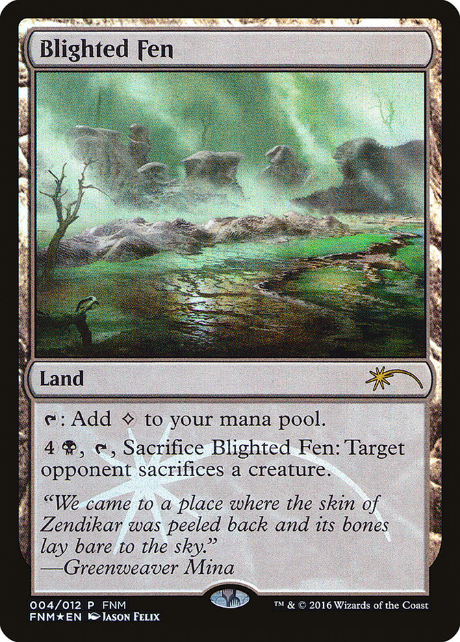 Blighted Fen [Friday Night Magic 2016] | Game Master's Emporium (The New GME)