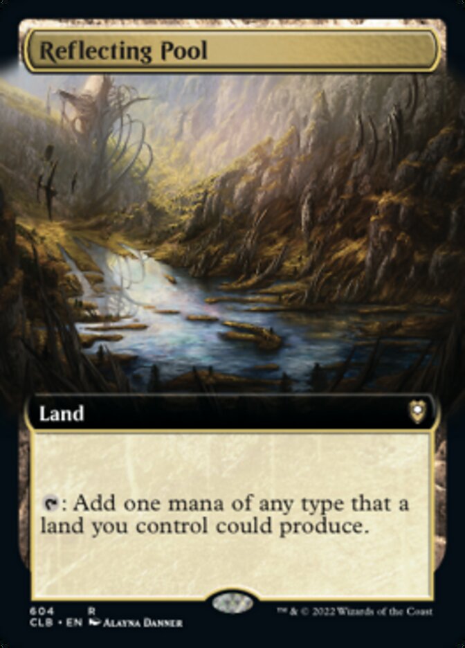 Reflecting Pool (Extended Art) [Commander Legends: Battle for Baldur's Gate] | Game Master's Emporium (The New GME)