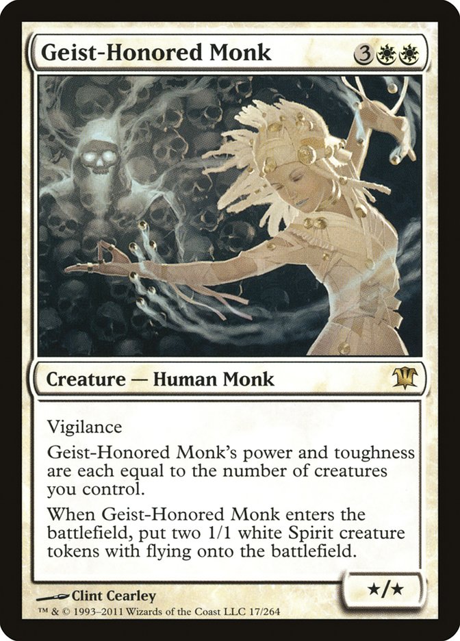 Geist-Honored Monk [Innistrad] | Game Master's Emporium (The New GME)
