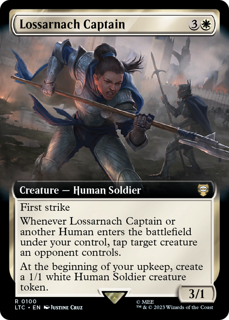 Lossarnach Captain (Extended Art) [The Lord of the Rings: Tales of Middle-Earth Commander] | Game Master's Emporium (The New GME)