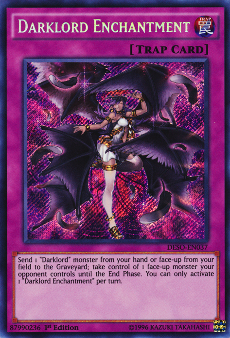 Darklord Enchantment [DESO-EN037] Secret Rare | Game Master's Emporium (The New GME)