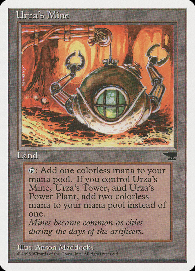 Urza's Mine (Orange Background) [Chronicles] | Game Master's Emporium (The New GME)