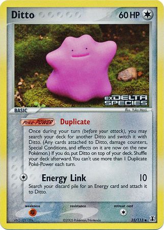 Ditto (35/113) (Stamped) [EX: Delta Species] | Game Master's Emporium (The New GME)