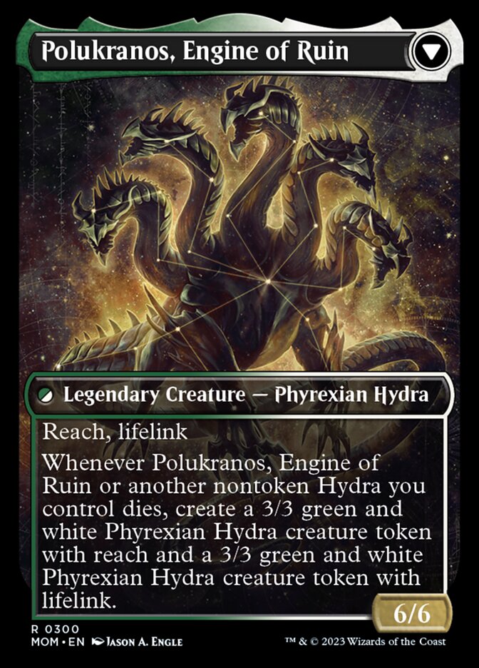 Polukranos Reborn // Polukranos, Engine of Ruin (Showcase Planar Booster Fun) [March of the Machine] | Game Master's Emporium (The New GME)