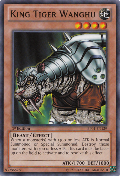 King Tiger Wanghu [BP01-EN129] Common | Game Master's Emporium (The New GME)