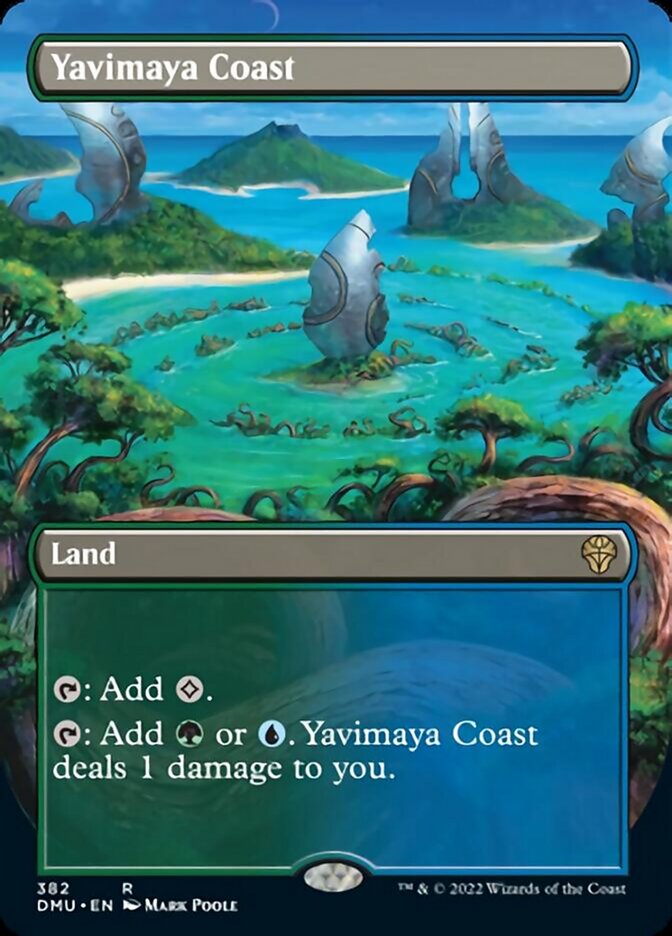 Yavimaya Coast (Borderless Alternate Art) [Dominaria United] | Game Master's Emporium (The New GME)