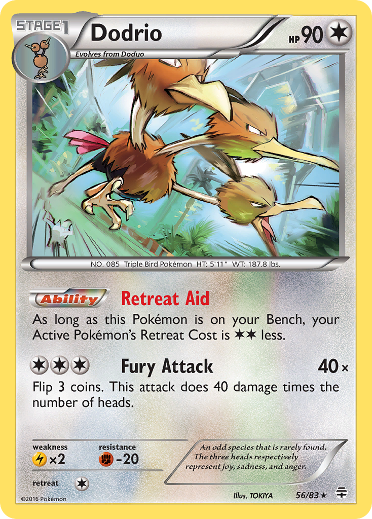 Dodrio (56/83) [XY: Generations] | Game Master's Emporium (The New GME)