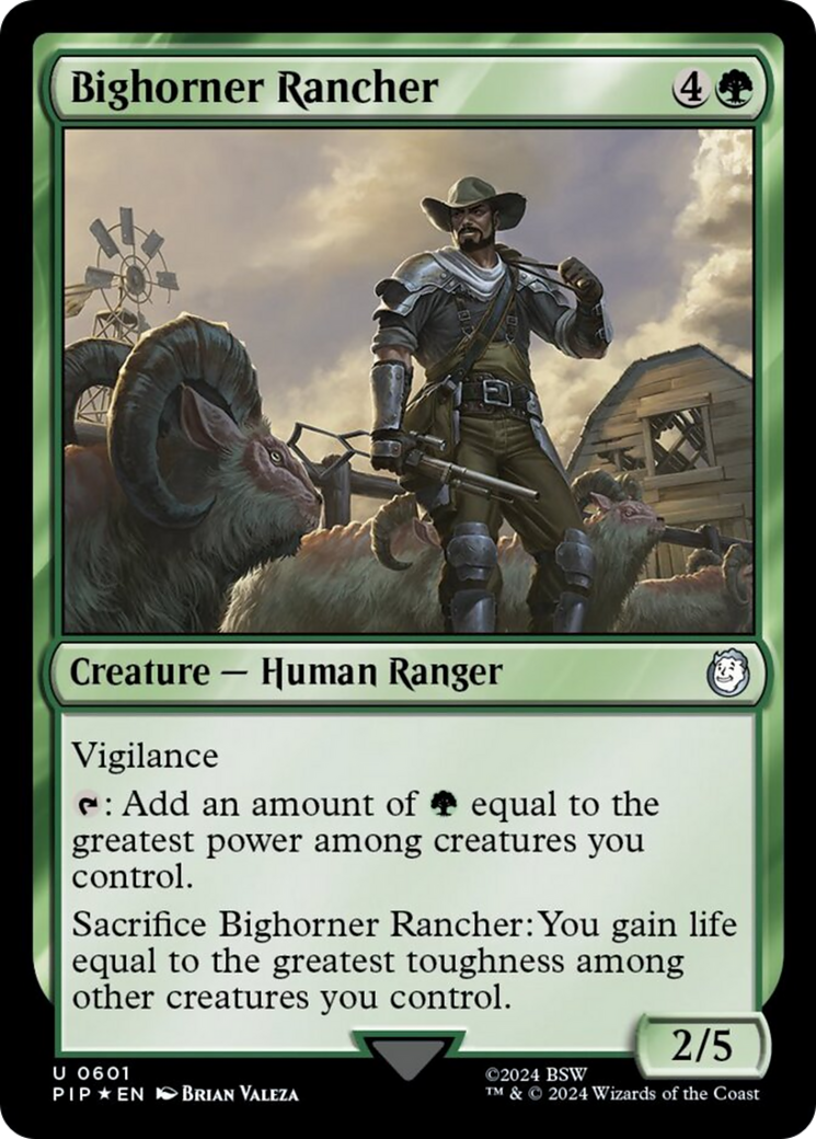 Bighorner Rancher (Surge Foil) [Fallout] | Game Master's Emporium (The New GME)