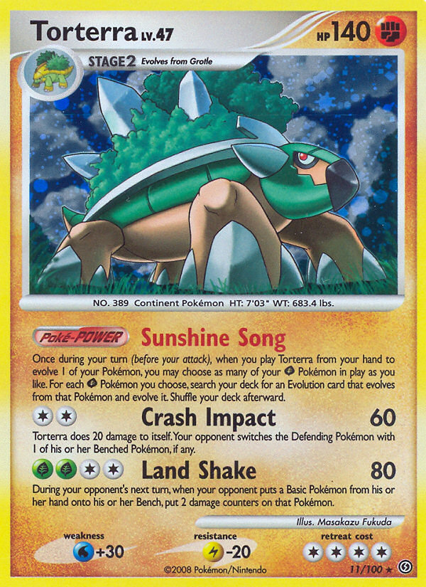 Torterra (11/100) [Diamond & Pearl: Stormfront] | Game Master's Emporium (The New GME)