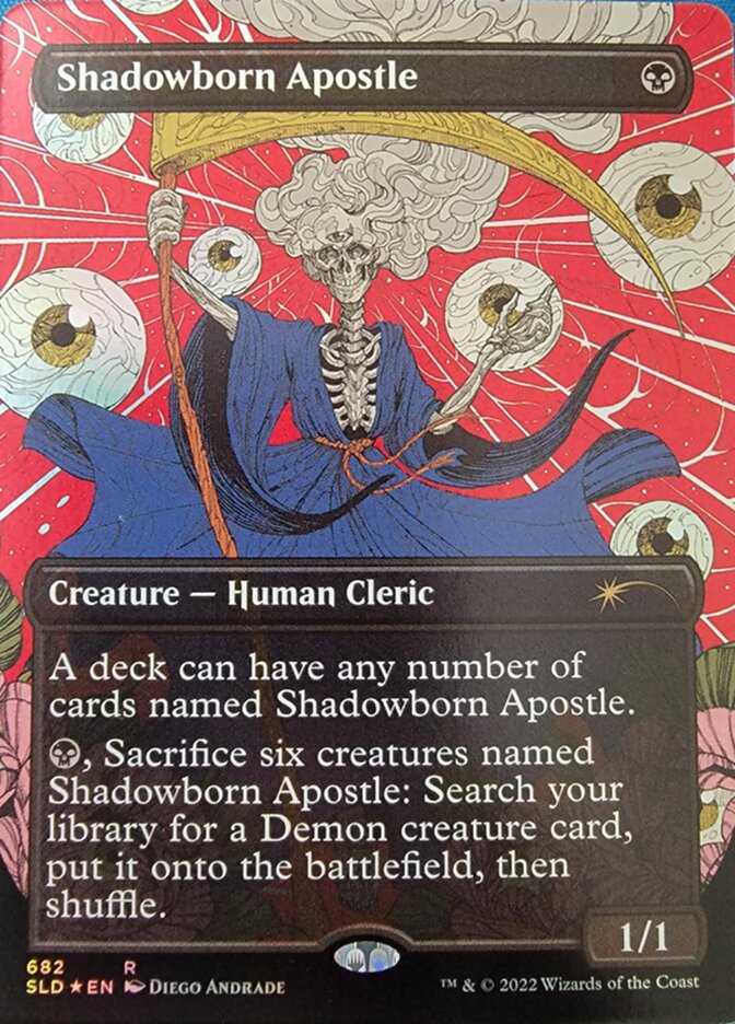 Shadowborn Apostle (Borderless) (682) [Secret Lair Drop Promos] | Game Master's Emporium (The New GME)