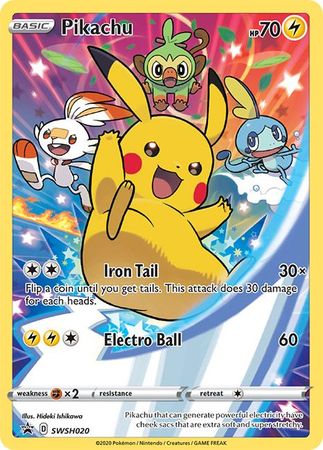 Pikachu (SWSH020) [Sword & Shield: Black Star Promos] | Game Master's Emporium (The New GME)