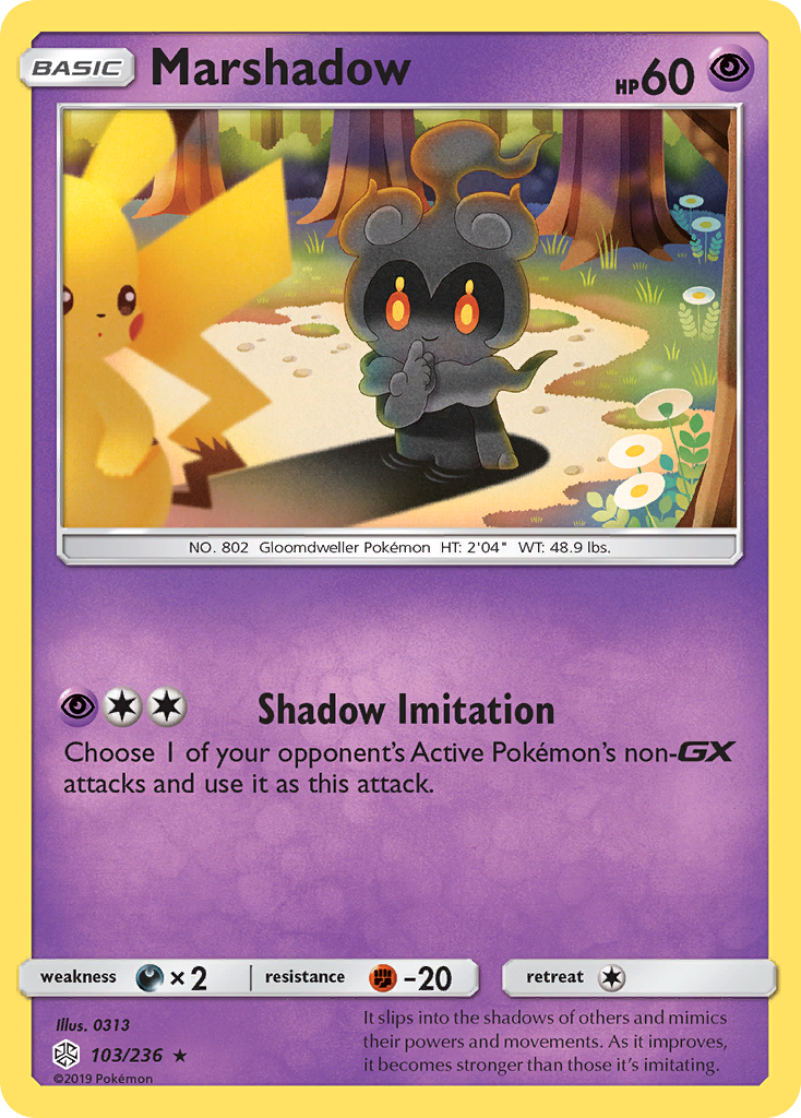 Marshadow (103/236) [Sun & Moon: Cosmic Eclipse] | Game Master's Emporium (The New GME)