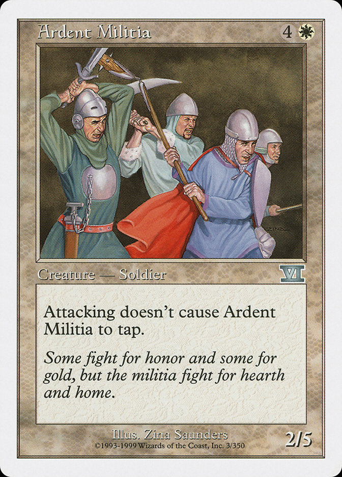 Ardent Militia [Classic Sixth Edition] | Game Master's Emporium (The New GME)