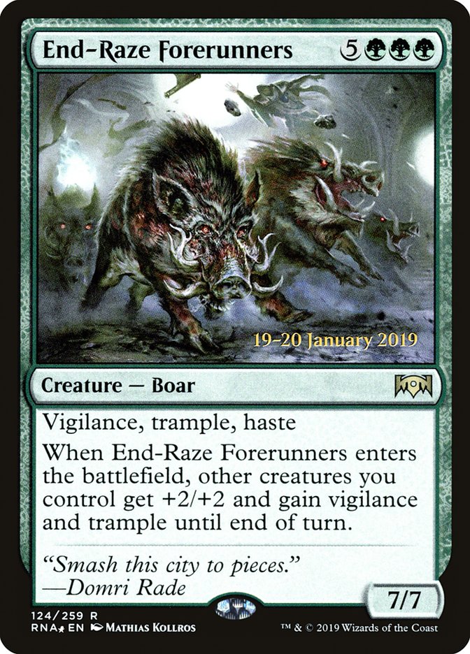 End-Raze Forerunners [Ravnica Allegiance Prerelease Promos] | Game Master's Emporium (The New GME)