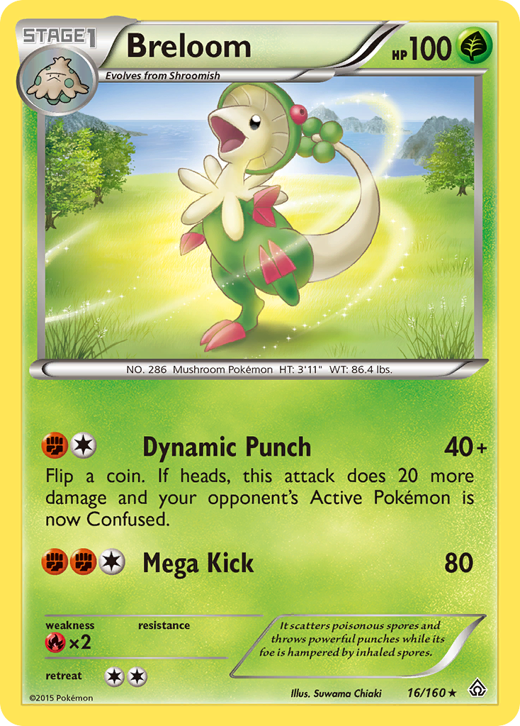 Breloom (16/160) [XY: Primal Clash] | Game Master's Emporium (The New GME)