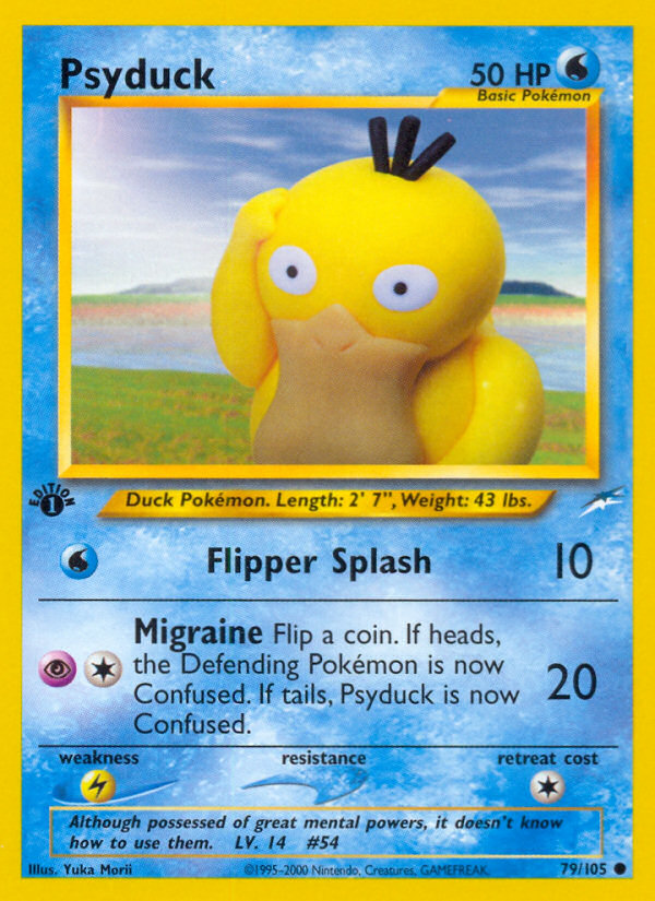 Psyduck (79/105) [Neo Destiny 1st Edition] | Game Master's Emporium (The New GME)