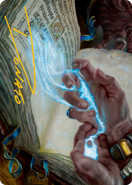 Mystic Redaction Art Card (Gold-Stamped Signature) [Modern Horizons 2 Art Series] | Game Master's Emporium (The New GME)