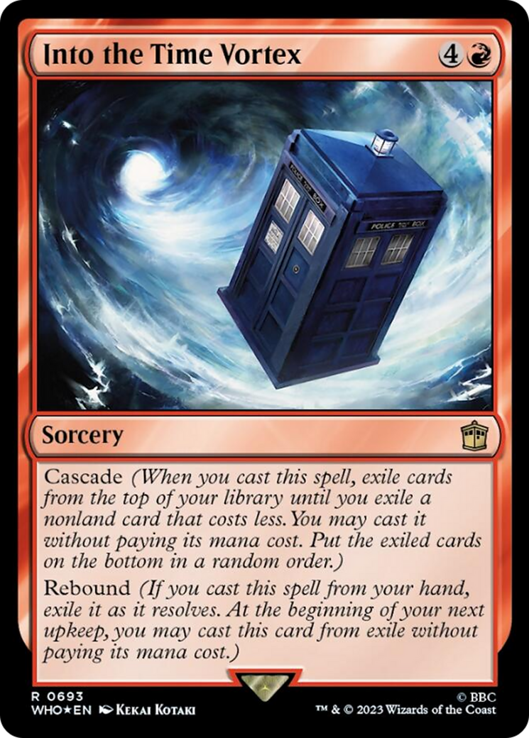 Into the Time Vortex (Surge Foil) [Doctor Who] | Game Master's Emporium (The New GME)