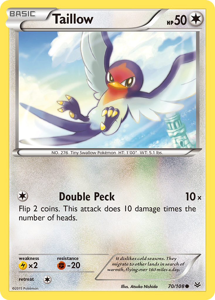 Taillow (70/108) [XY: Roaring Skies] | Game Master's Emporium (The New GME)