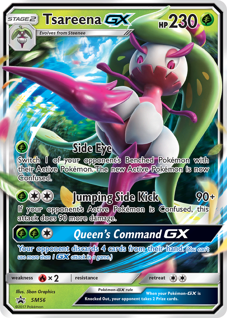 Tsareena GX (SM56) [Sun & Moon: Black Star Promos] | Game Master's Emporium (The New GME)