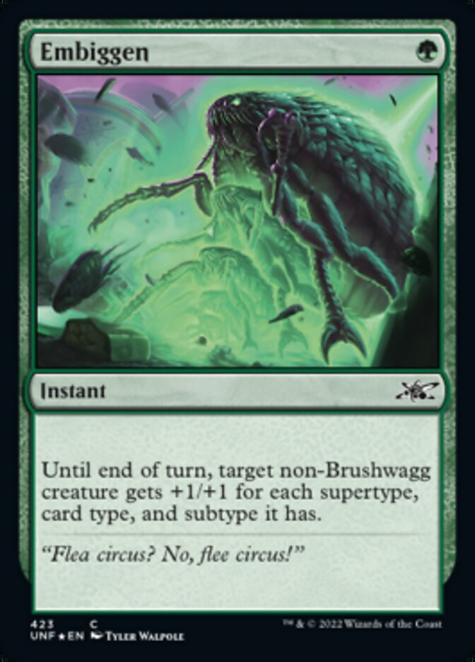 Embiggen (Galaxy Foil) [Unfinity] | Game Master's Emporium (The New GME)