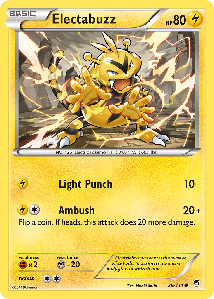 Electabuzz (29/111) [XY: Furious Fists] | Game Master's Emporium (The New GME)