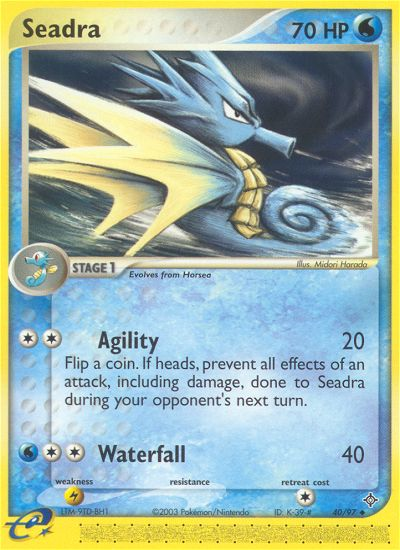Seadra (40/97) [EX: Dragon] | Game Master's Emporium (The New GME)