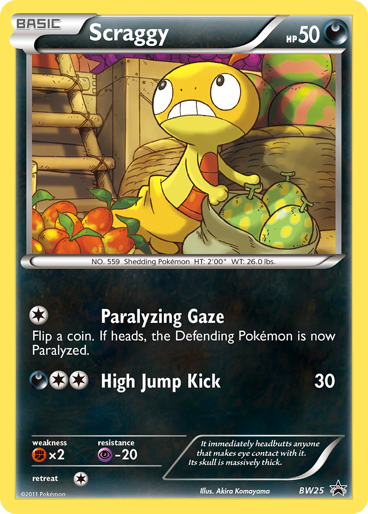 Scraggy (BW25) [Black & White: Black Star Promos] | Game Master's Emporium (The New GME)