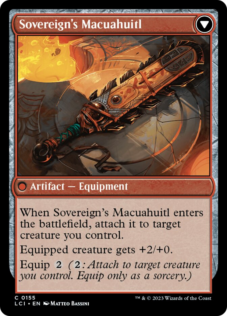 Idol of the Deep King // Sovereign's Macuahuitl [The Lost Caverns of Ixalan] | Game Master's Emporium (The New GME)